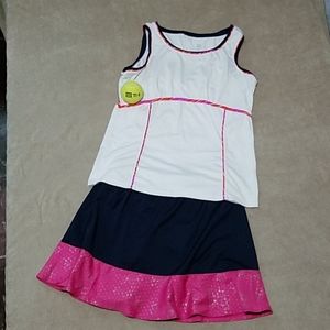 Tail Tennis Set 2 Piece Skirt & Top M